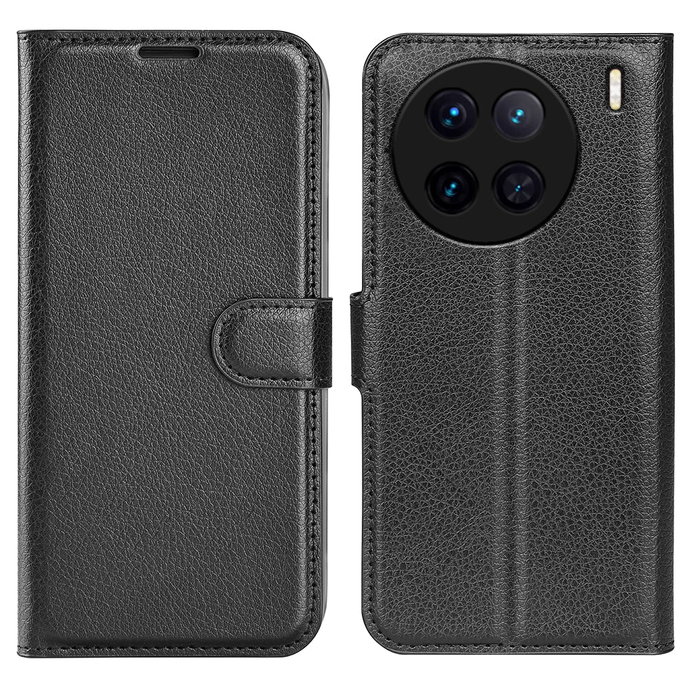 For vivo X90 5G Litchi Texture Full Protection PU Leather Stand Wallet Phone Cover Flip Anti-scratch Phone Case For vivo X90 5G Litchi Texture Full Protection PU Leather Stand Wallet Phone Cover Flip Anti-scratch Phone Case